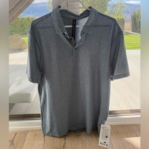 Lululemon Grey Evolution Polo Shirt